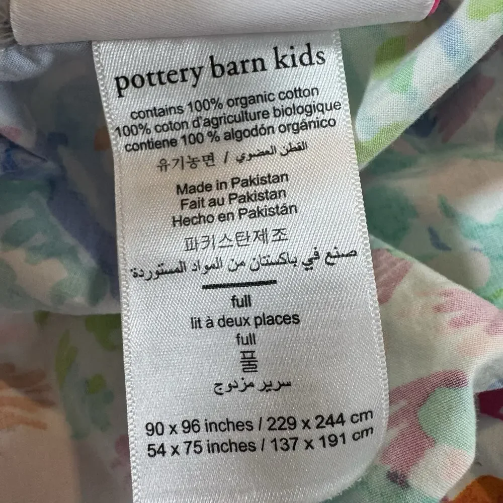 Lilly Pulitzer Pottery Barn Kids Mermaid Cove Full Fitted Sheet Only Colorful